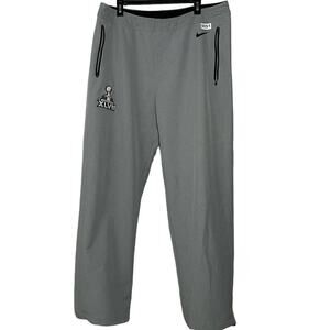 NFL Nike Superbowl XLVII (47) Gray Men's XL Athletic Pants